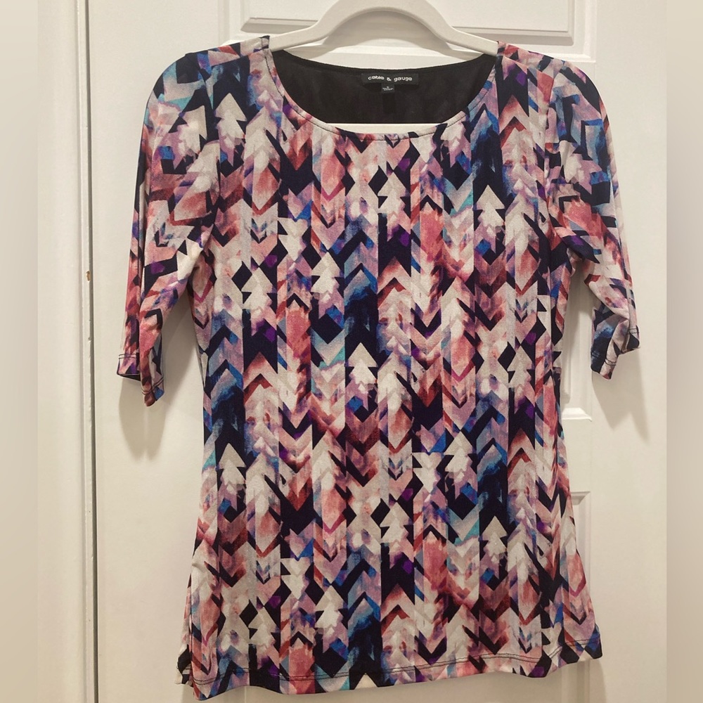 Colorful stretchy top - Picture 6 of 7